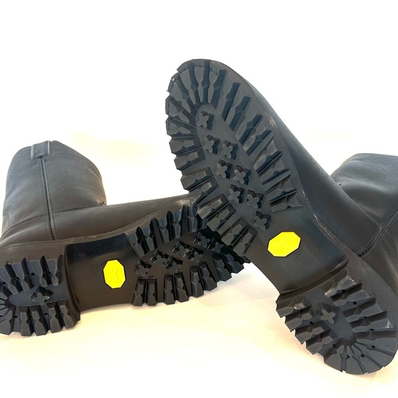 Men's Silverado Black leather work boots - Picture 9 of 10